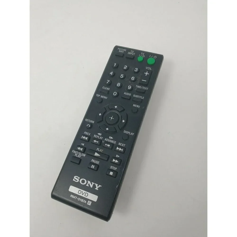 Genuine Sony RMT-D187A DVD Remote Control DVP-NS611HP NS710 SR101B SR200 e